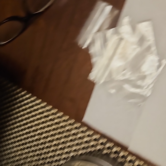 Long Clear Glass Earrings - Picture 5 of 6